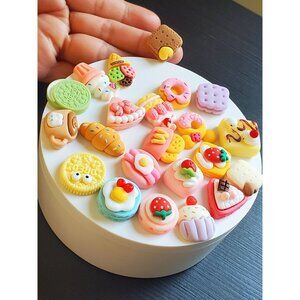 Miniature Dollhouse Food Set 22 pcs Mini Food Models for Dolls Toy Display